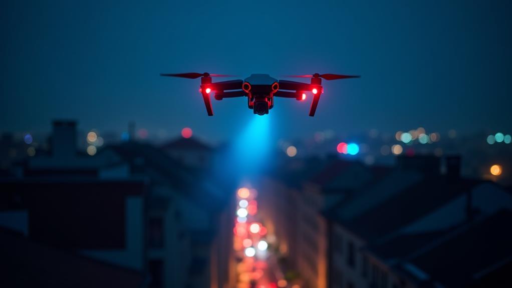 aerial surveillance after dark