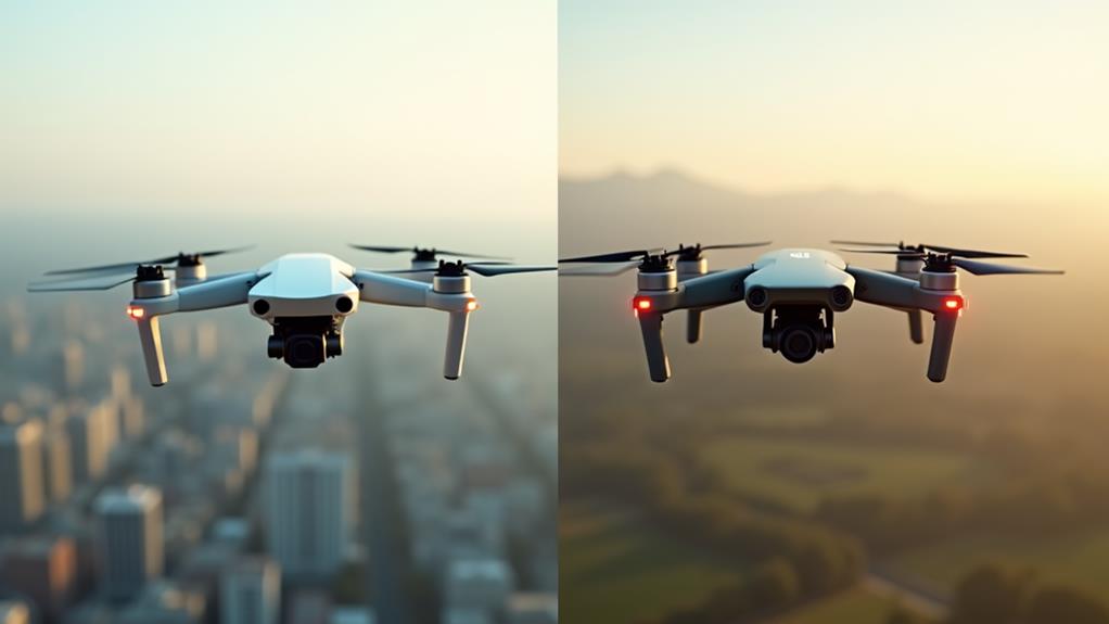 comparing drone camera systems