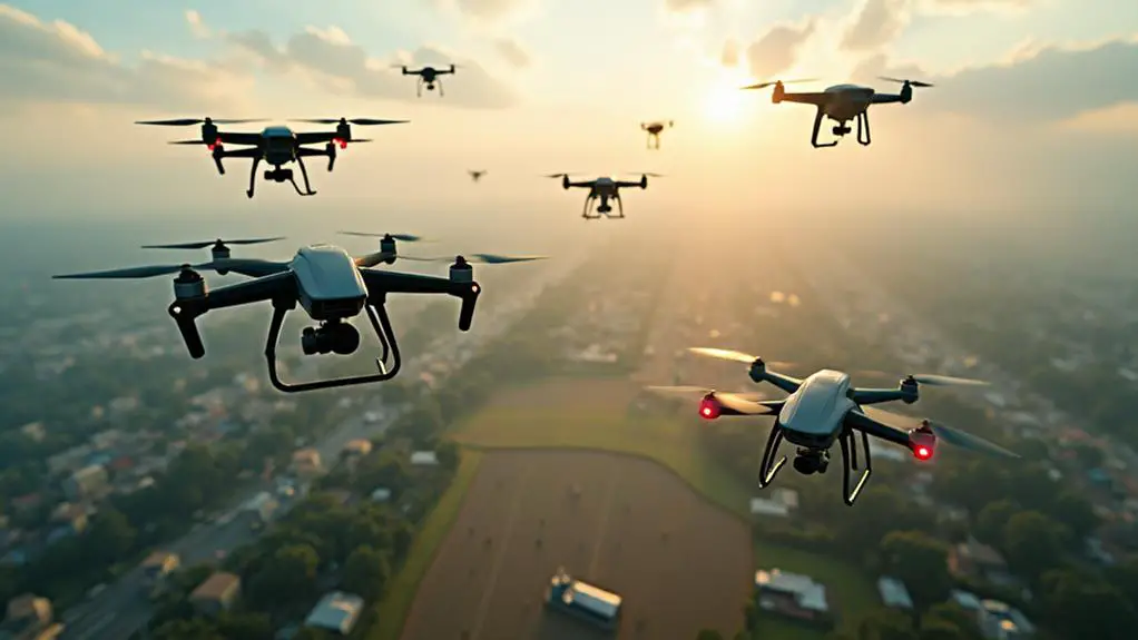 drones in multiple industries