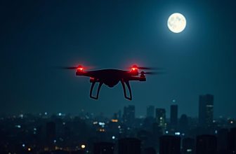 flying drones at night