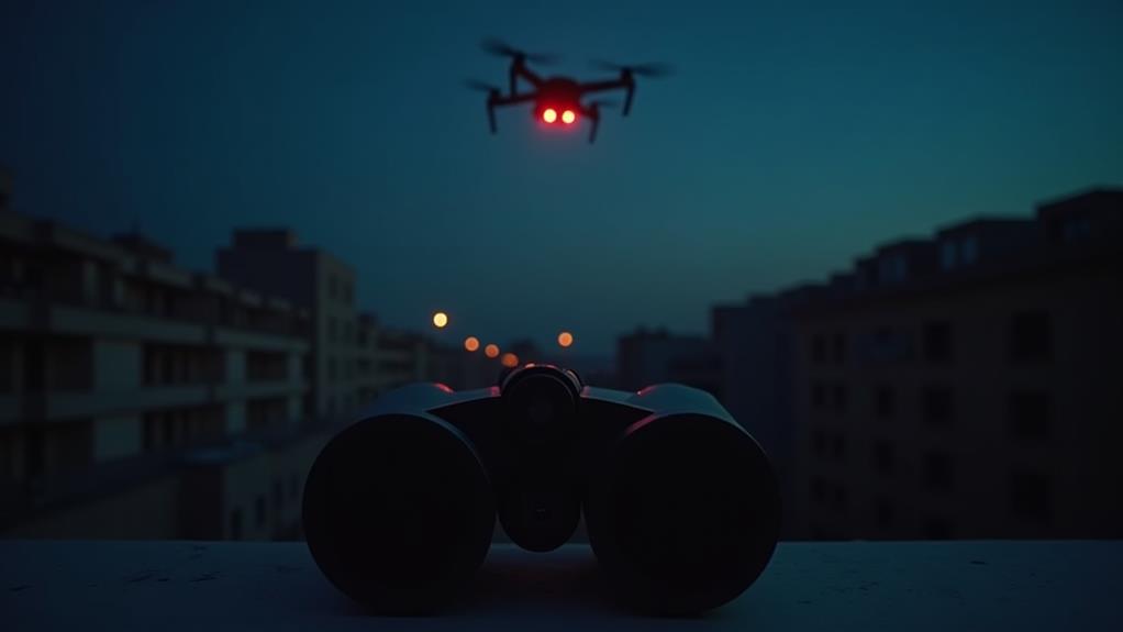 identify drone nighttime activity