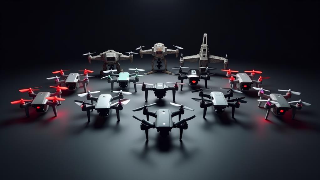 star wars themed drone models