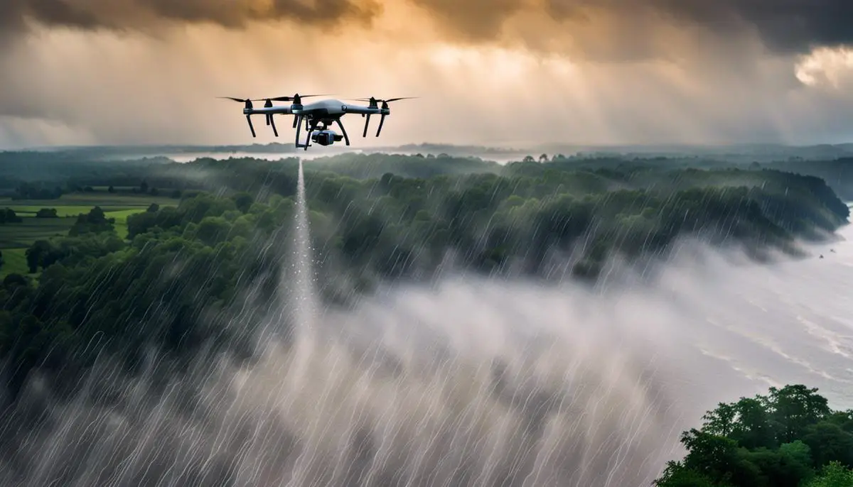 Flying Drones in Rain