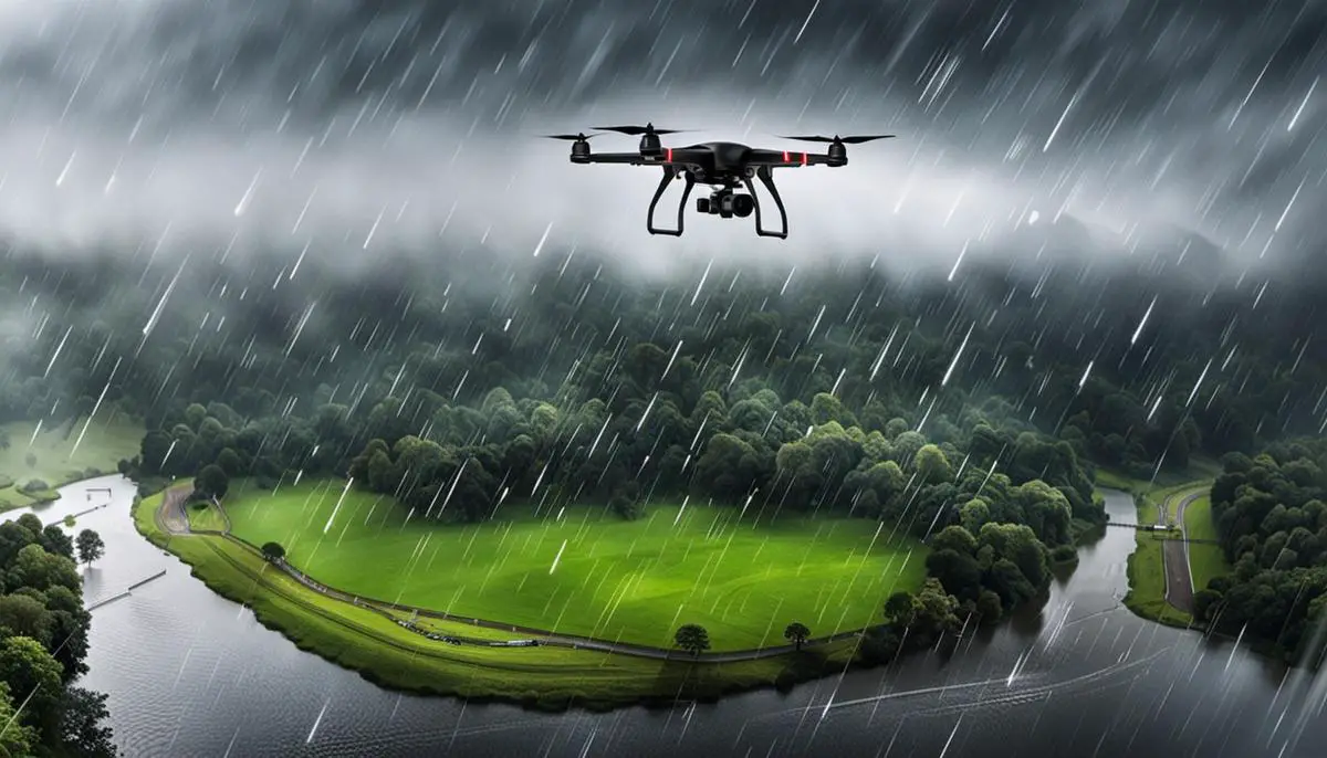 Flying Drones in Rain